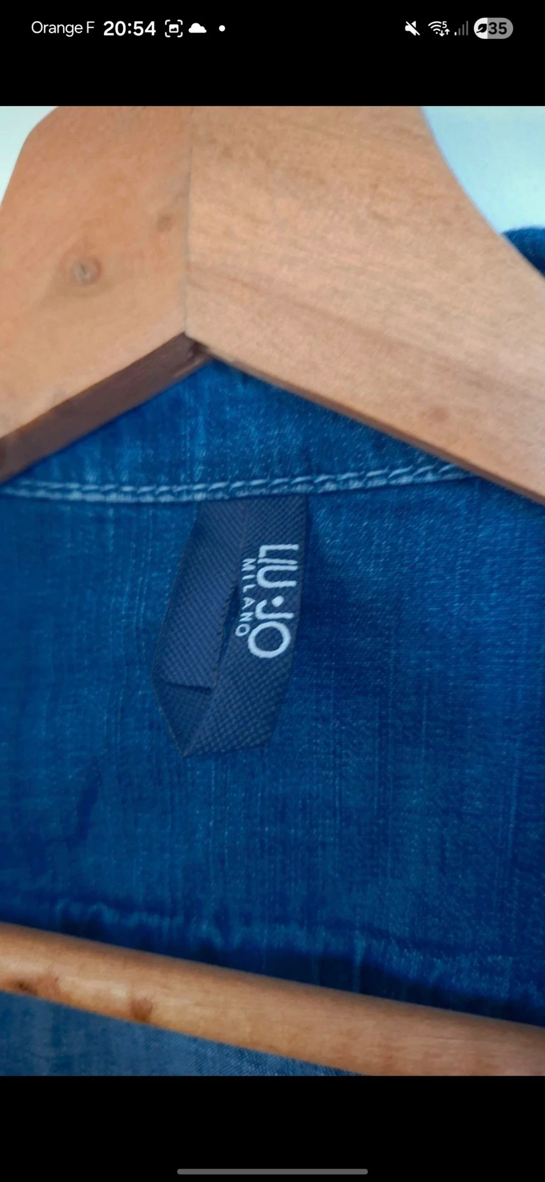💙 Camisa / sobrecamisa en denim oscuro – LIU JO – talla M – estado casi nuevo – photo 4